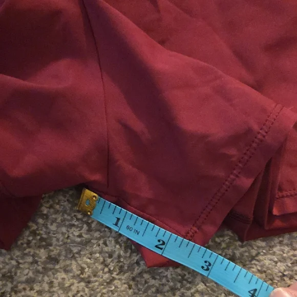 Nike Women's Burgundy Athletic Shorts - Picture 8 of 8